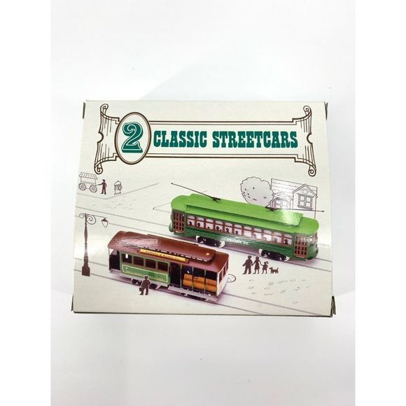 VTG Miniature Classic Streetcars NIB Desire St Powell & Mason Trolly Cable 1042 - Picture 1 of 8